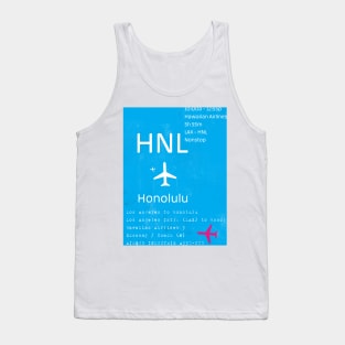 HNL Honolulu minimal Tank Top